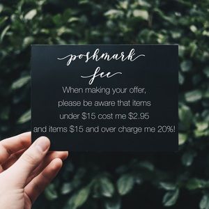 🛑 Poshmark Fee 🛑